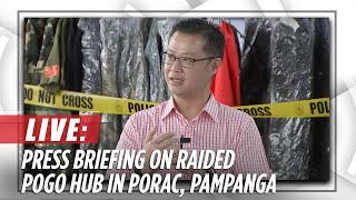 Sen Win Gatchalian holds press briefing on POGO hub raided in Porac Pampanga  ABSCBN News [upl. by Cerracchio]