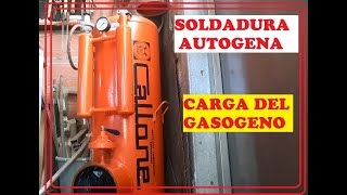 AUTÓGENA COMO CARGAR CARBURO [upl. by Dore745]