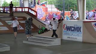 Aaron Wheelz Fotheringham Wheelchair Backflip Slam amp Backside 360 [upl. by Aital]