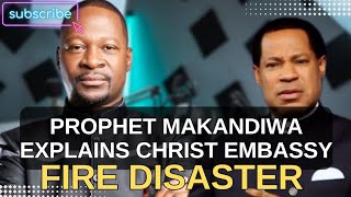 Prophet Makandiwa Reveals Christ Embassy Fire Mystery [upl. by Achilles441]