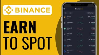 How To Transfer From Earn To Spot In Binance  Full Guide 2024 [upl. by Wiener]