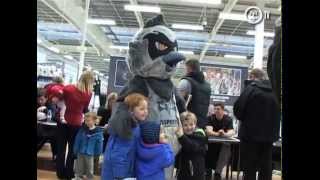 Ospreys TV Tesco Extra Llansamlet visit [upl. by Copeland]