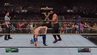 WWE 2K24  Roman Reigns amp The Rock Vs Cody Rhodes amp Seth Freakin Rollins [upl. by Eiramadnil]