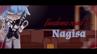 •Fandoms react to each other Nagisa Assassination Classroom•410•PLEASE USE 175 OR 20 [upl. by Cirilo]