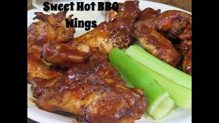 Sweet and Hot BBQ Habanero Chicken Wings [upl. by Kwok]