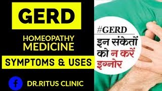 GERD  Acid Reflux SymptomsTreatment amp Heartburn Relief Homeopathic Treatment [upl. by Magel]