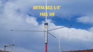 ANTENA BASE 58quot PARA VHF 2 METROS [upl. by Maples778]