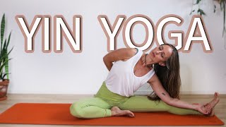 Yin yoga en español 60 min ✨ YIN YOGA todo el cuerpo [upl. by Notsud]