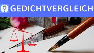 Gedichtvergleich  Vergleich amp Interpretation von Gedichten  Zusammenfassung  Lyrik [upl. by Naed890]