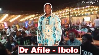 DR AFILE  IBOLO Live on stage [upl. by Ashil]