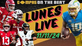 Chargers strength of victory amp Chiefs survive again  Lunes Live with the Compas [upl. by Siahc34]