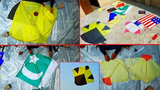 How to Repair so many old Kites and kite flying tutorial  DIY Kites [upl. by Adamson]