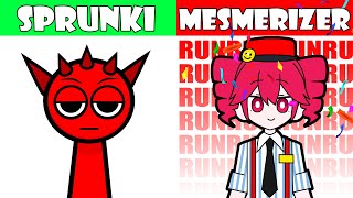 Incredibox Sprunki But MESMERIZER ALL SOUND  Normal vs Horror Version 【初音ミク】メズマライザー [upl. by Accisej641]