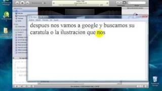 COMO PONER CARATULAS EN ITUNES [upl. by Araes]