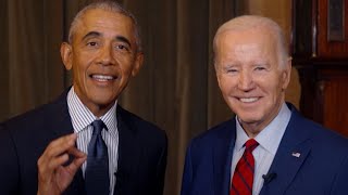 Joe Biden and Barack Obama release video for Obamacare enrollment push [upl. by Kimberley]