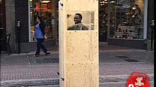 Caught in a box just for laughs hidden camera prank [upl. by Salisbarry229]