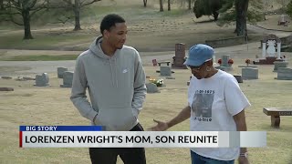 Lorenzen Wright’s mom son reunite after neardecade [upl. by Manbahs950]