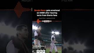 Sergio Romo got emotional on KNBR Monday morning [upl. by Hadihahs889]