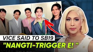 SB19 Triggered Vice Ganda  quotGrabe din kasi tong SB19 equot [upl. by Bohs962]