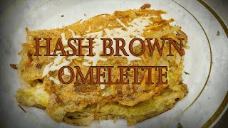 Breakfast on the BLACKSTONE  Hash Brown Omelette  Blackstone Cook blackstonegriddle recipe [upl. by Enaed]