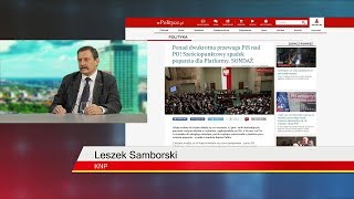 Leszek Samborski Ludzie się zorientowali że propozycja Kukiz15 do niczego nie zmierza [upl. by Belter]