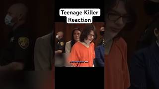 Ethan Crumbley  Teenage Killer Reaction In Court Life Sentenced shorts courtroom reaction [upl. by Nadroj544]