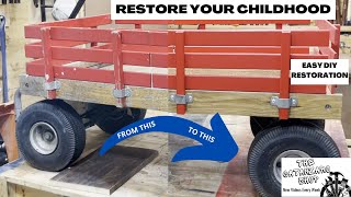 Restoring Your Childhood  Wagon Restoration [upl. by Ahsikin]