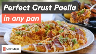 Perfect Crust Paella in Any Pan [upl. by Bezanson]