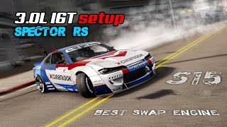 Spector RS Nissan Silvia S15 30L I6T setup custom  Carx drift racing 2 [upl. by Belita]