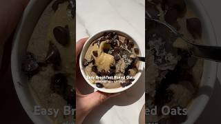 Mix up your morning oats by baking them super easy and quick breakfast idea  recipe in description [upl. by Atined]