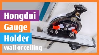 Hongdui HDTB01 Precision Miter Gauge Wall or Ceiling Holder [upl. by Aneahs776]