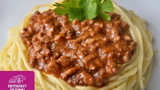 Szafi Reform diétás bolognai recept gluténmentes paleo [upl. by Gwendolin]