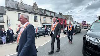 Mourne District twelfth evening parade Kilkeel 12th July 2024 [upl. by Anileba]