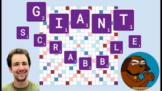 Giant Scrabble slugfest vs HastyBot [upl. by Norris]