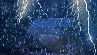 Listen to Rain and Thunder Sounds to Effectively Banish Insomnia and Create a Calm Atmosphere [upl. by Yelnoc]