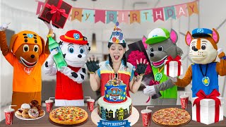 Team Paw Patrol in Real Life 5 ► Ryder Girls Paw Patrol Birthday Party  Best Movies Funny Action [upl. by Cocks]