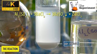 What happens when Barium chloride BaCl2 reacts with Aluminum sulphate Al2SO43  Al2SO43BaCl2 [upl. by Mcgee89]