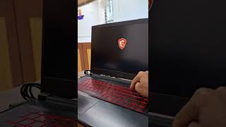 msi laptop boot menu button shortfeed youtubeshorts shorts [upl. by Anaoj167]