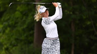 Madelene Sagstrom Third Round Highlights  2021 Meijer LPGA Classic for Simply Give [upl. by Brinn225]