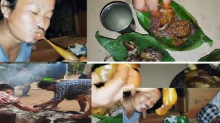 Dasahain bishesh mukbang do bengche video comedy halka [upl. by Aicillyhp]