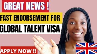 Global Talent Visa UK Process  Easy way to get endorsed for the Global Talent Visa [upl. by Netsirc836]