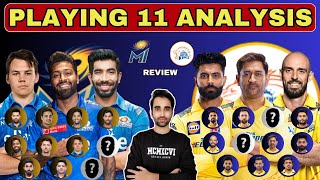 Decoding CSK and MI Strongest Playing 11 for IPL 2024  Squad Analysis Review  Mumbai  Five Sportz [upl. by Tiffy]