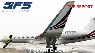 TRIP REPORT  NetJets  Gulfstream G550  Rome CIA to White Plains HPN [upl. by Carrington]