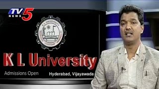 How to get Admission in KL University   Hyderabad  Study Time  TV5 News [upl. by Animrac]