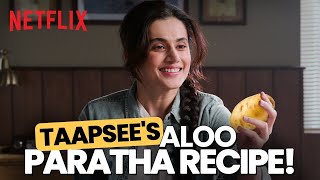 Taapsee Pannus HILARIOUS Aloo Paratha Recipe for IELTS  Dunki [upl. by Feeley]