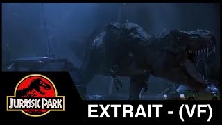 Jurassic Park  Extrait  lenclos du T Rex  VF [upl. by Anauq860]