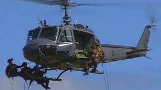 RNZAF Iroquois Ground Support Demo [upl. by Worl]