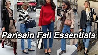 CLASSIC FALL FASHION TRENDS FRENCH WOMEN LOVE TO WEAR [upl. by Clarey]