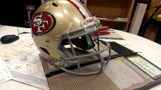 Custom 49ers Helmet [upl. by Acinor846]