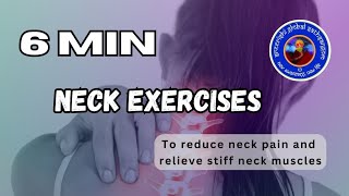 6 minutes Neck exercises to reduce neck pain amp relieve stiff neck muscles sreerishi [upl. by Femi]